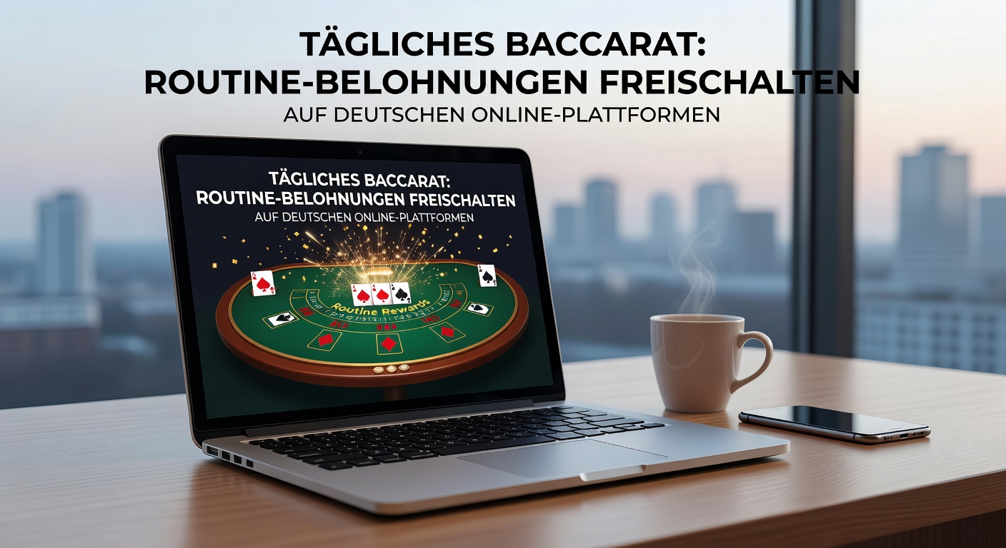 Ein dynamisches Baccarat-Spiel auf einem Smartphone-Bildschirm mit leuchtenden täglichen Belohnungs-Icons, die Routine-Siege andeuten
