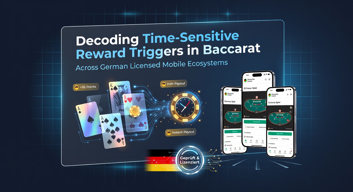 Mobile Baccarat-Schnittstelle mit zeitgesteuerten Belohnungsanzeigen auf einem Smartphone-Display unter deutscher Lizenz