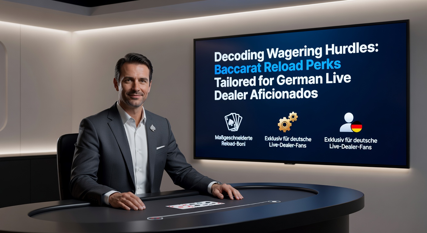 Detaillierte Grafik zu Wagering-Requirements bei einem Baccarat-Reload-Bonus mit Live-Dealer-Elementen