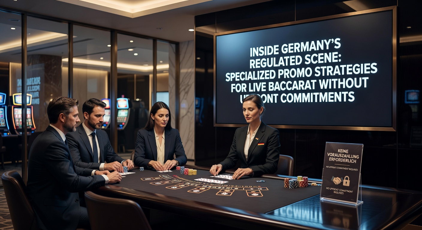 Regulierte Live-Baccarat-Szene in Deutschland mit Fokus auf Promo-Strategien