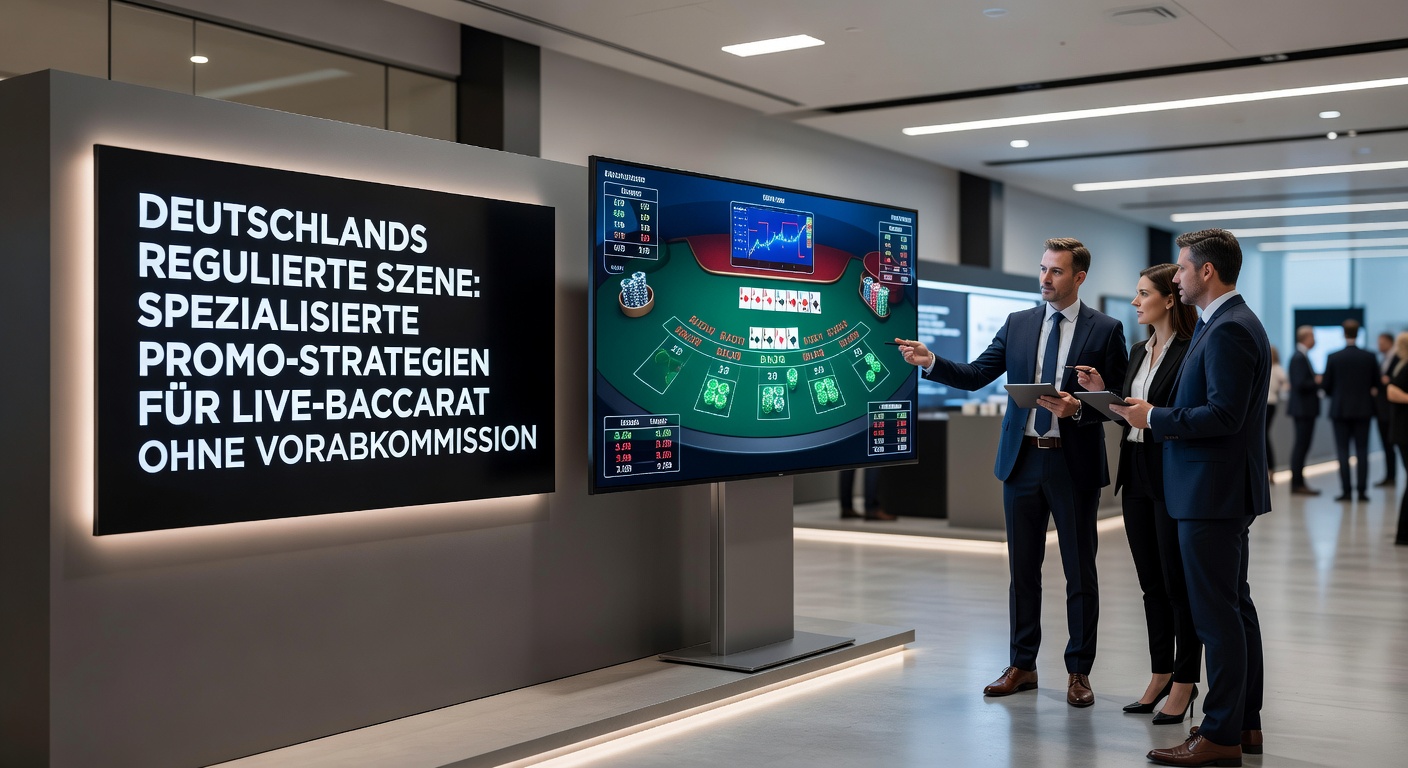 Live-Baccarat-Promo-Strategien ohne Verpflichtungen in der deutschen Szene